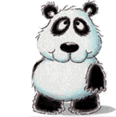 gif de oso panda