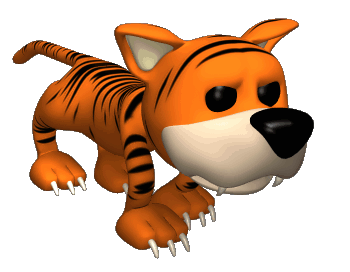 animacion de tigre