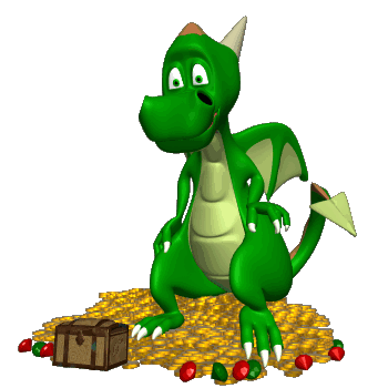 Dragon cuidando su tesoro