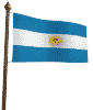Mastil con Bandera Argentina