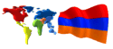 Bandera Animada de Armenia