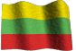 Bandera Ltuania Animada