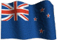 Bandera Animada de Nueva Zelanda