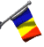 Gif de Bandera de la rumania