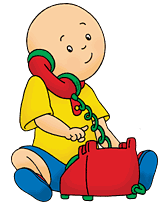 Caillou al telefono