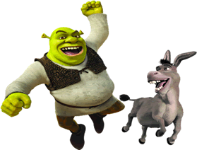 Shrek y Asno