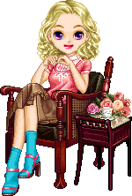 Candy sentada