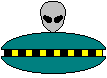 alien y platillo volante
