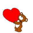 oso corazon