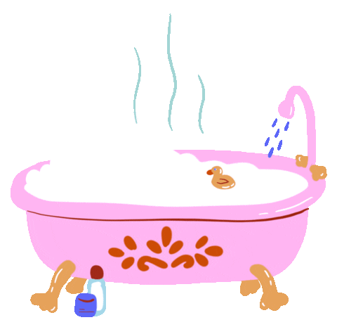 Gif de baño de espuma