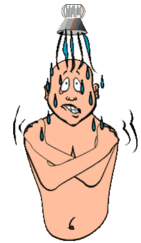 Gif de ducha fria