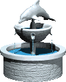 Gif de fuente delfin