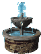 fuente de agua animada