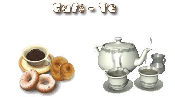 Resultado de imagen de gifs animados de té y café