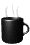 Taza Negra de Cafe