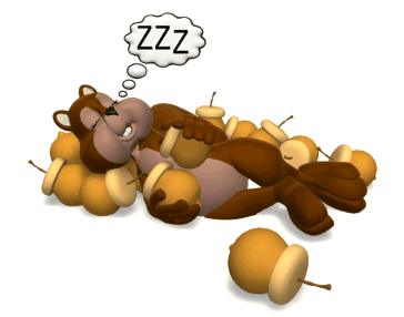Ardilla durmiendo