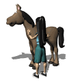 caballo animado