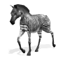 cebra animada