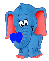 elefante azul