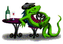 lagarto animado