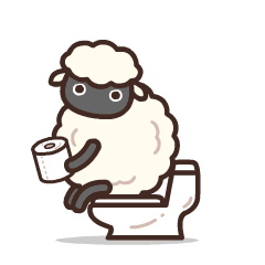 oveja en el baño