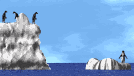 gif pingüinos