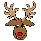 gif cabeza de reno