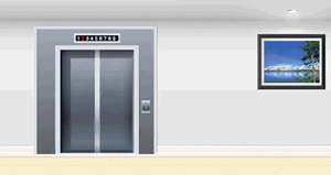 Gif de ascensor de oficina