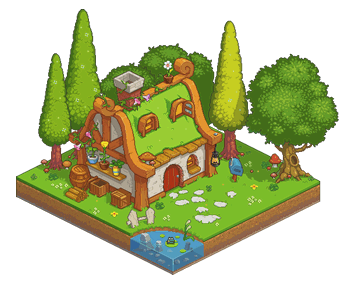 Gif de casita animada