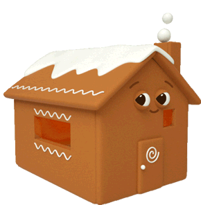 Gif de casa de chocolate