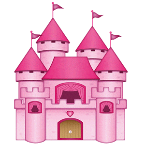 Gif de castillo rosa