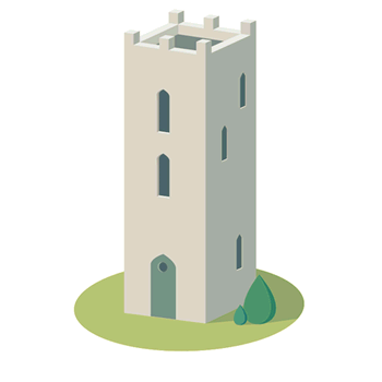 Gif de torre de castillo