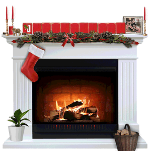 Gif de chimenea de hogar