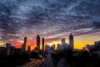 Gif de ciudad de noche