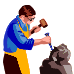 Gif de escultura