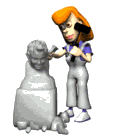 Gif de escultura