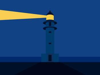 Gif de faro barcos