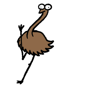 Gif Avestruz