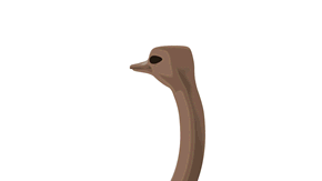 Avestruz animada