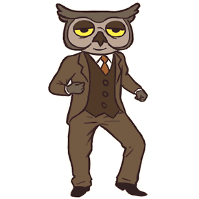 Gif buho animado