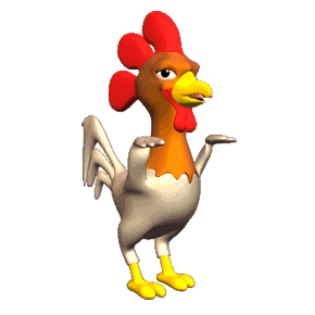 dibujo animado gallo
