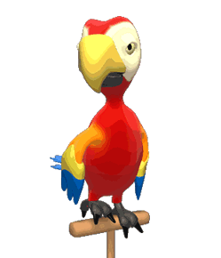 dibujo animado loro