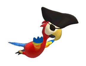 dibujo animado loro