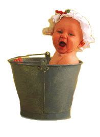 Gif de bebe en el cubo
