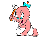 Gif de bebé enfadado
