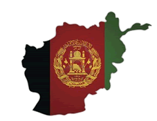 Gif mapa de Afganistan