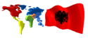 bandera con mastil