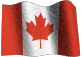 Bandera de Canada animada