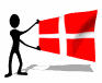 Flag Dinamarca
