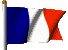 Bandera Animada de Francia